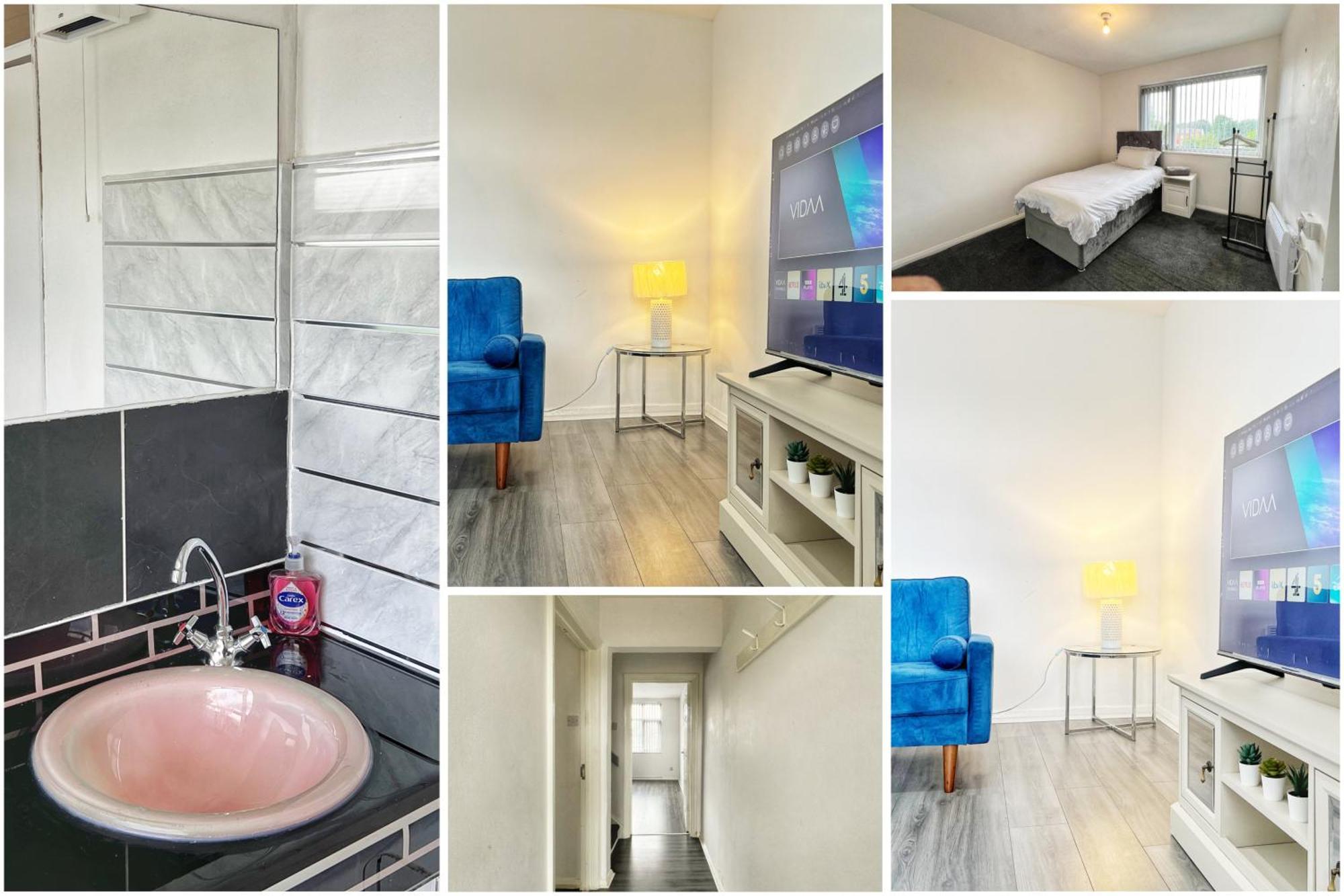 Rusholme Apartment - Sleeps 4 Manchester Bagian luar foto
